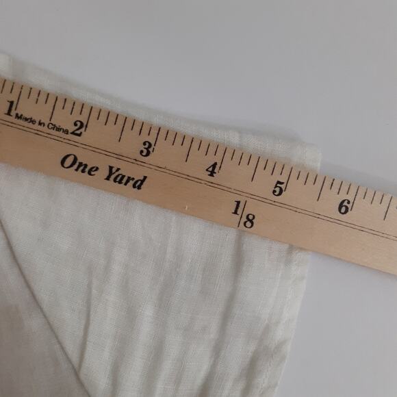 Lilly Pulitzer Breakers Row Ombré Linen Tunic Top Embroidered Womens M Resort - Picture 11 of 11